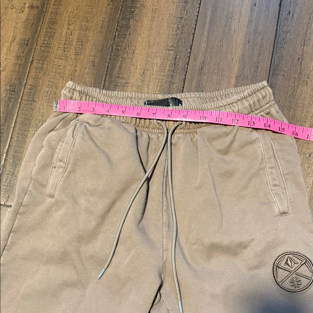Brown Denver Nuggets Jogger Sweatpants with Embroidered Logo